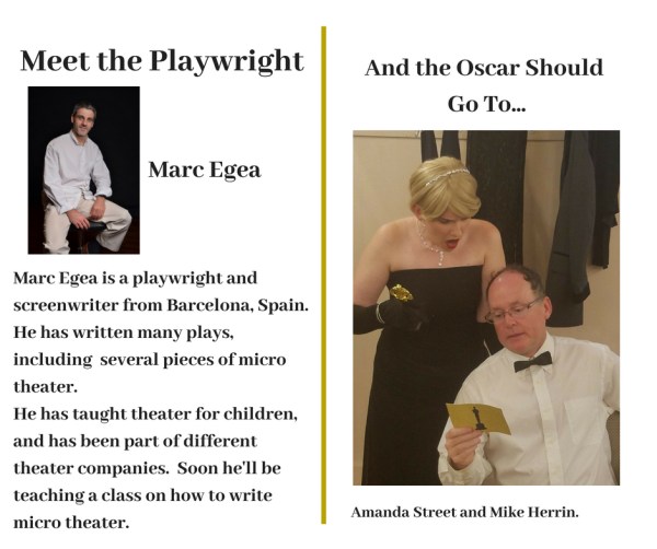 Meet the Playwright Egea